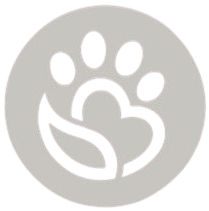 Haustique paw and leaf logo